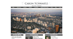 Desktop Screenshot of caronschwartz.com