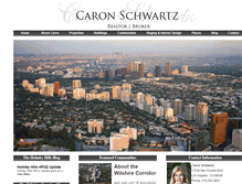 Tablet Screenshot of caronschwartz.com